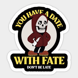 Grim Reaper Grimreaper Funny Date With Fate Sticker